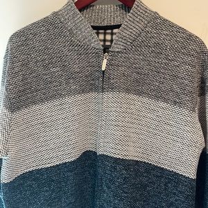 Mens full zip sweater